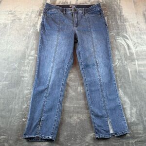 Democracy Women's Jeans "Ab Solution" Size‎ 14 Split Hem Straight Leg
